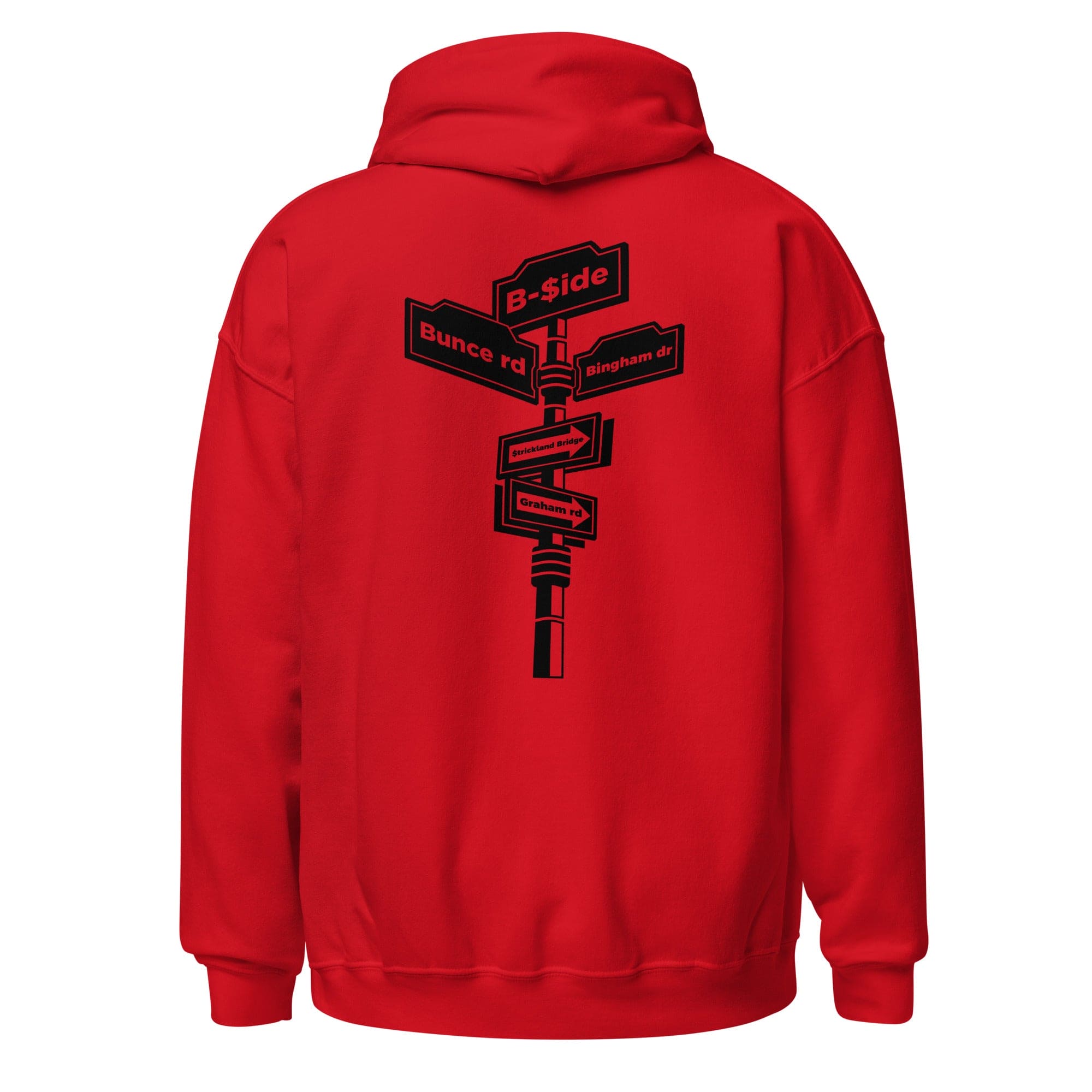 $DHB Front and back hoodie