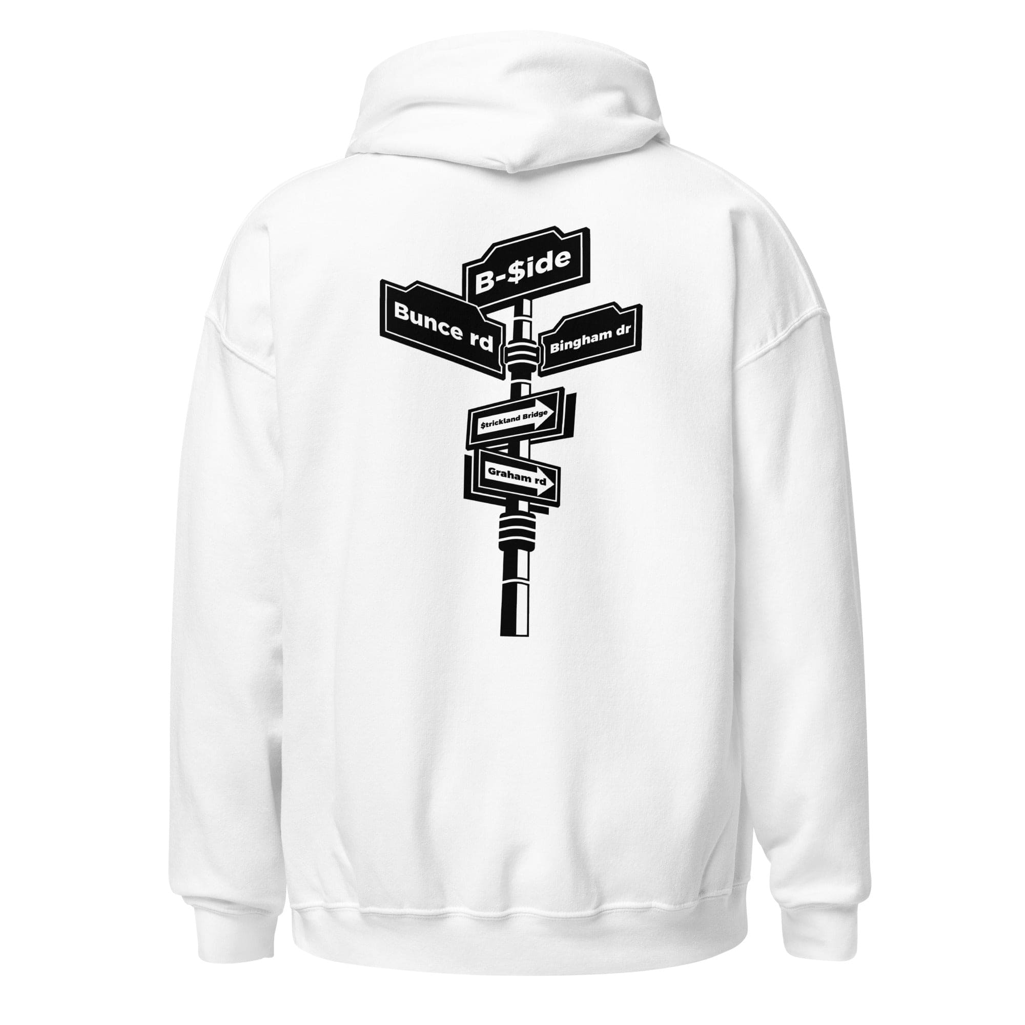 $DHB Front and back hoodie