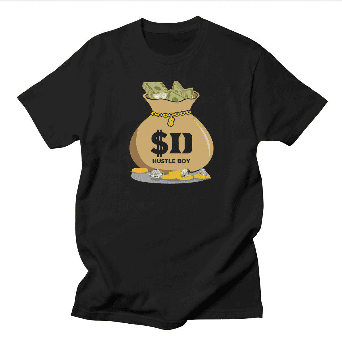 Half T-Shirt With Customized Design